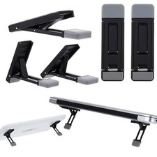 Mini Keyboard Riser for Desk, 2pcs Portable Laptop Stand Three Tilt Angle Black