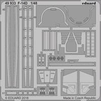 Eduard Accessories 49933 1:48 - F-14D For Tamiya - Neu