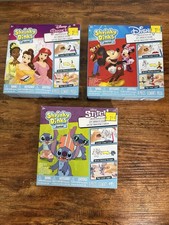 RARE 3-PACK Shrinky Dinks Disney Jr. Mickey, Stitch Princess NEW
