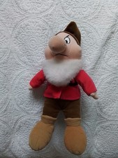 Snow White  The Seven Dwarves Disney Plush Grumpy Disney Store Stuffed Animal