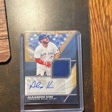 Topps 2023 Museum Collection Alejandro Kirk Auto Relic Copper /50 Blue Jays
