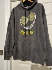 Alton Towers Hoodie Mens Extra Large Grey The Smiler Graphic Print Theme Park