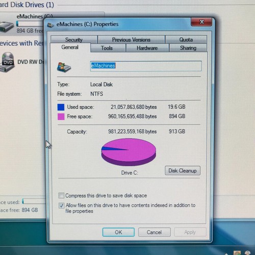eMachines SFF Desktop PC for Retro Gaming AMD Athlon 2.80GHz 3GB RAM (Windows 7) - Picture 8 of 11