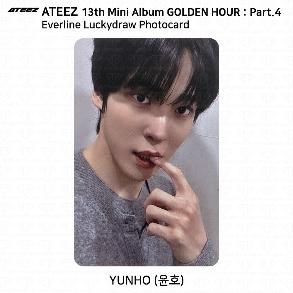ATEEZ 13th Mini Album Golden Hour Part.4 Everline Lucky Draw