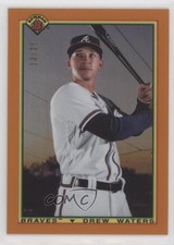 2020 Bowman 1990 Bowman Orange Refractor 13/25 Drew Waters #90B-DW 0w7