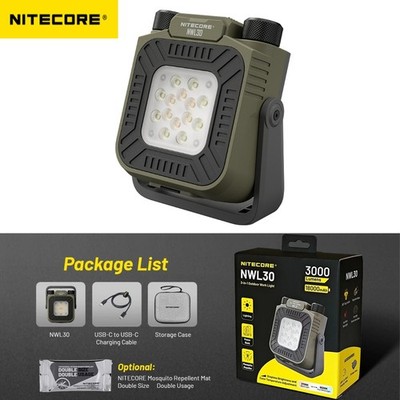 Nitecore NWL30 Work Light 3000LM LED Outdoor Camping Lights Maintenance Lanterns