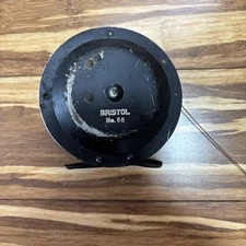 VINTAGE BRISTOL NO. 68 FLY REEL, NORTON MFG CO, MADE IN BRISTOL CT