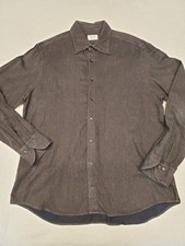 Stenströms Made to Measure Gray Cotton Twill...