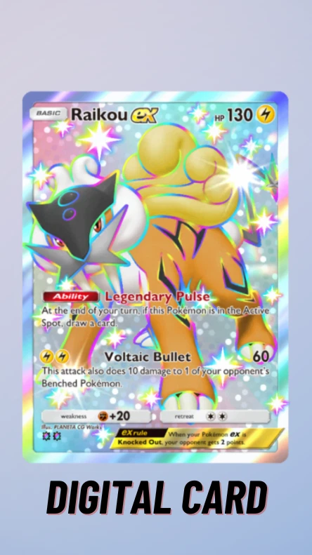 pokemon card raikou ex Raikou ex Pokémon TCG Cards for sale