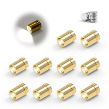 10 Pack Small Spotlight Battery Operated LED Lights, Warm White LED Wireless ...