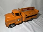 Vintage 1960s Buddy L Coca-Cola Delivery Toy Truck Orange