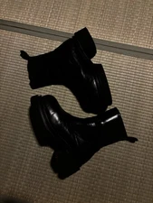 Rick Owens Leather Bogun Chelsea Boots Slight Wear See Descrip Size 42