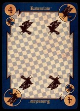 2015 Harry Potter Warner Bros. Hogwarts Crests Ravenclaw Poker Card 4