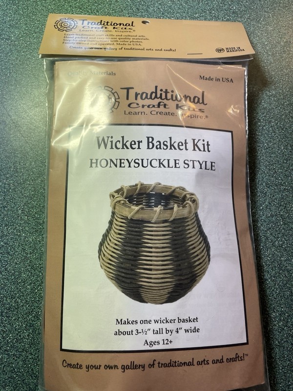 NEW   Wicker Basket Making Art Kit "Honeysuckle Style"