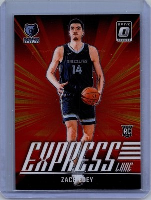 2024-25 Donruss Optic #10 Zach Edey Express Lane