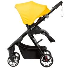 Diono Excurze Compact Fold Stroller with Reversible Seat, Yellow Sulphur