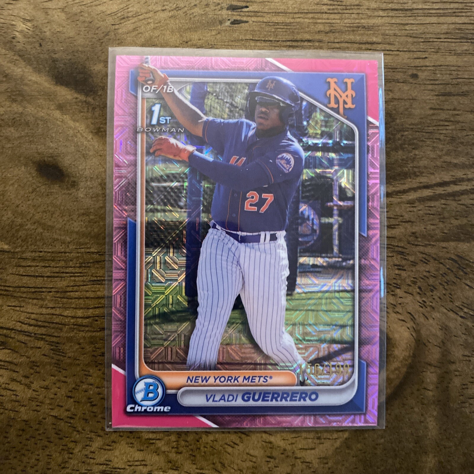 2024 Bowman Chrome - Prospects  Pink Mojo Refractor #BCP-250 Vladi Guerrero /199