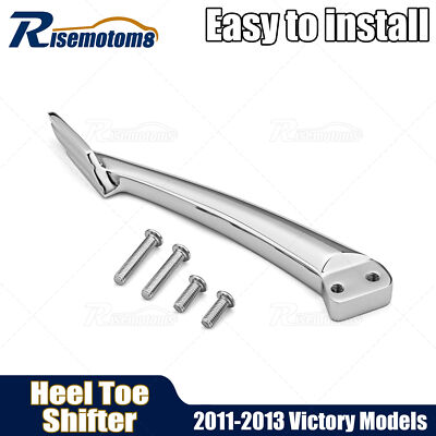 Chrome Heel Toe Shifter Lever For Victory Vison Cross Country Roads 2011-2013