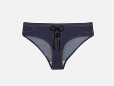 Bikini con lacci L'Agent by Agent Provocateur Sophiia fondo medio UK 12 nuovo con etichette