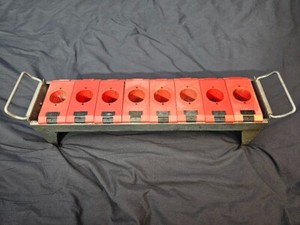 Lista 40T X4043-1 Molded CNC Tool Rack Stand 8 Holders BT 40 SK 40 Cat40 Holders