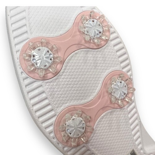 Zapatos de golf FootJoy FJ Traditions blanco rosa 97920 para mujer talla 9,5” - Imagen 9 de 9