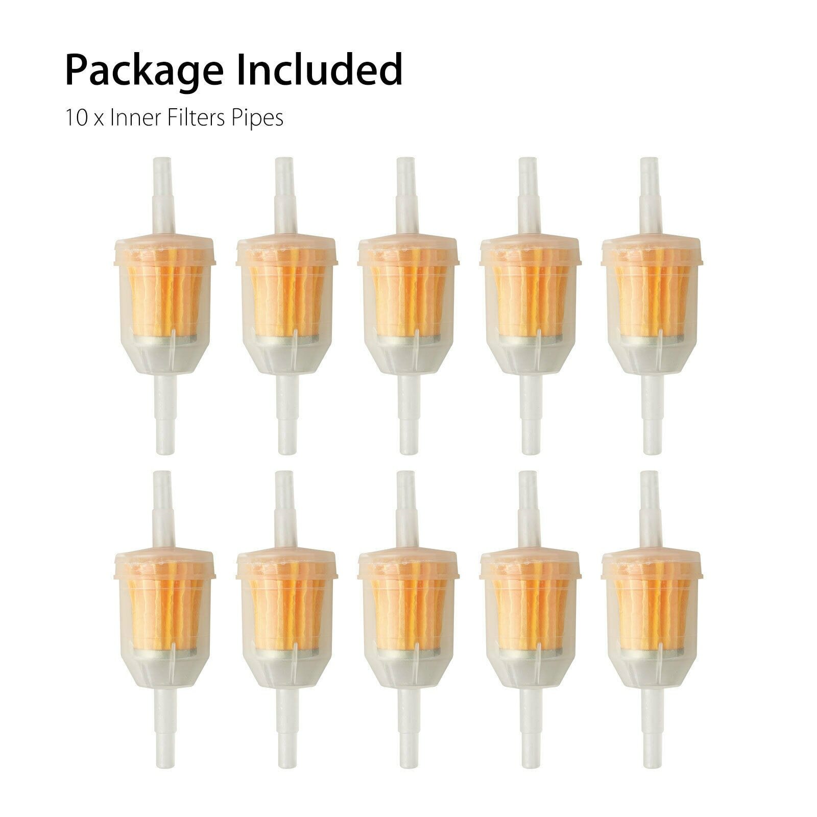 Image 61 - 10 Pack 1/4" 5/16" Inline Fuel Gas Filter for Kawasaki Kohler Briggs GX Honda US