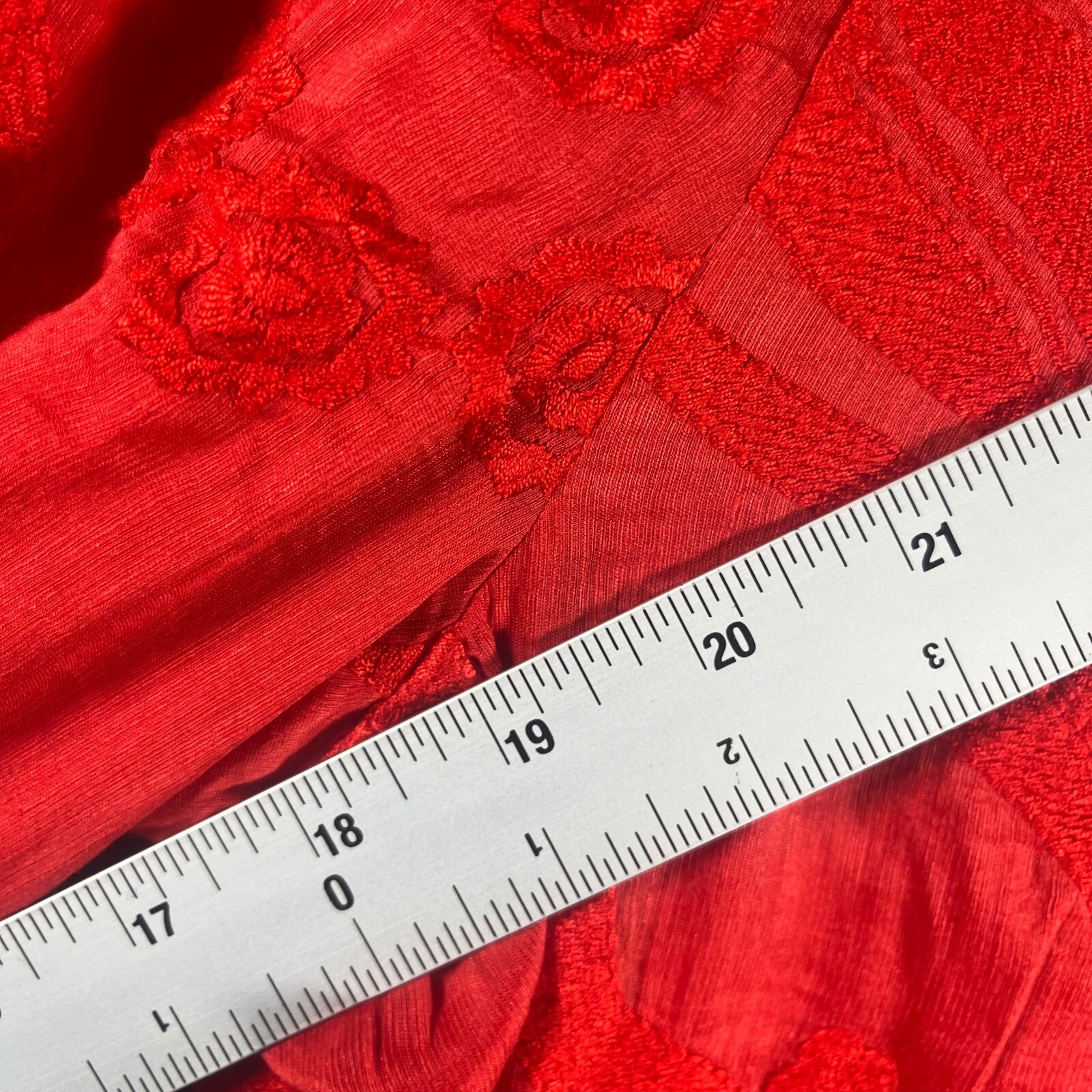 Aijek Womens Romper SIze 1 Red Silk Linen Blend Floral Juniors