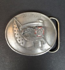 Vtg VFW "Commitment To Serve" Foreign War Veteran Belt Buckle Limited Edition
