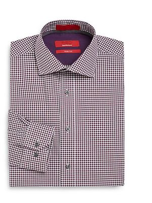 Men's Saks Fifth Avenue Red Dress Shirt 