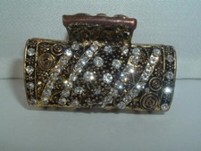 VINTAGE RHINESTONE METAL HAIR CLAW CLIP UP DO HAIR ACCESSORY