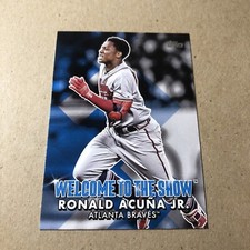 2022 Topps Series 1 Baseball Welcome To The Show # WTTS-12 Ronald Acuna Jr.