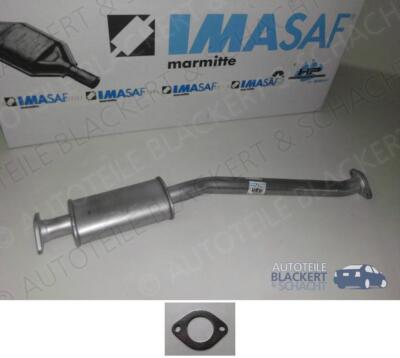 IMASAF Auspuff Mitteltopf für Pick Up 2.4i + 2.5 D + 2.7 D D21 1987-1998