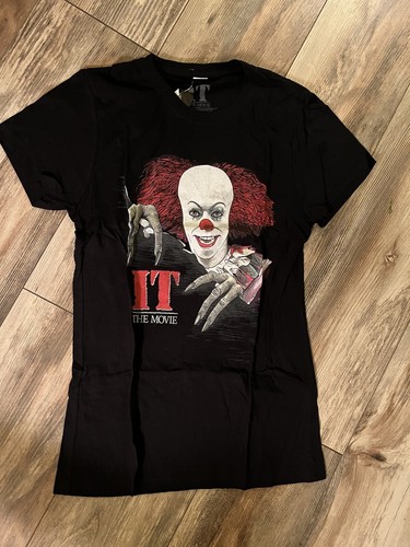 IT PENNYWISE T SHIRT TEE NEW OFFICIAL RARE TIM CURRY 90S STEPHEN KING HORROR