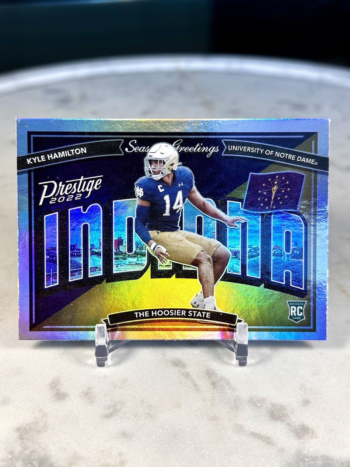 Kyle Hamilton Panini Prestige Seasons Greetings #SG19 Base