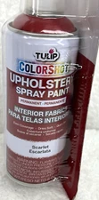 Tulip ColorShot - Scarlet 8 oz Upholstery Spray Paint Interior Fabrics Permanent