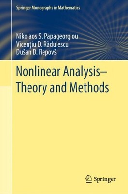 Nonlinear Analysis - Theory and Methods, Hardcover by Papageorgiou, Nikolaos;...