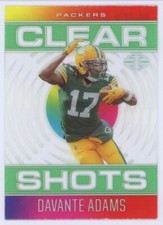 2021 Panini Illusions Clear Shots Davante Adams Green Bay Packers #CS-8