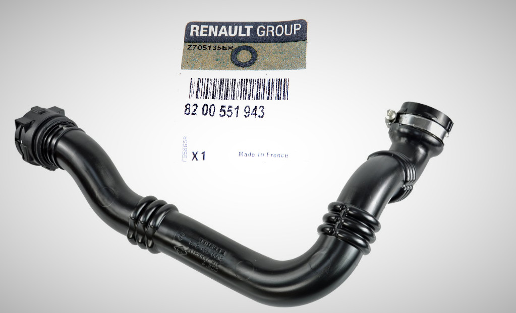 Durite de suralimentation turbo 8200551943 pour réparer une perte de puissance Laguna III