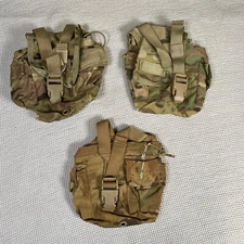 DAMAGED USGI OCP Multicam Molle II 1QT General Purpose Canteen Pouch ARMY CIF