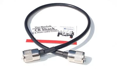 RG8X Patch Lead 50cm Mini8 50 Ohm Coaxial Low Loss 0.5m jumper lead