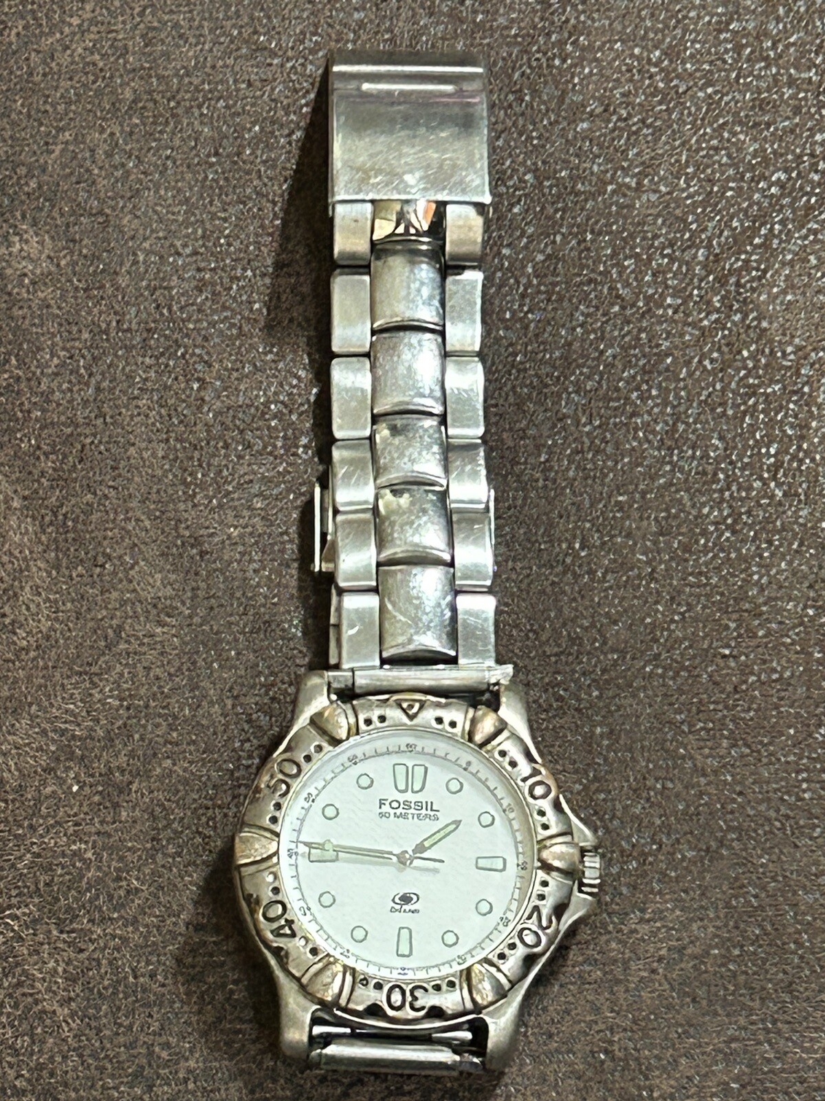 Fossil Blue Am-3073 Water Resistant Watch Stainless Steel 50m for  