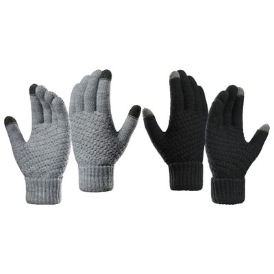 2 Pairs Warm Winter Mitten Outdoor Hand Warmer Winter Sports Gloves