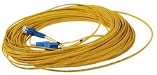 Singlemode LC/UPC to SC/UPC, Fiber Patch Cord, 1.6 mm Duplex, Plenum, FT85 (NEW)