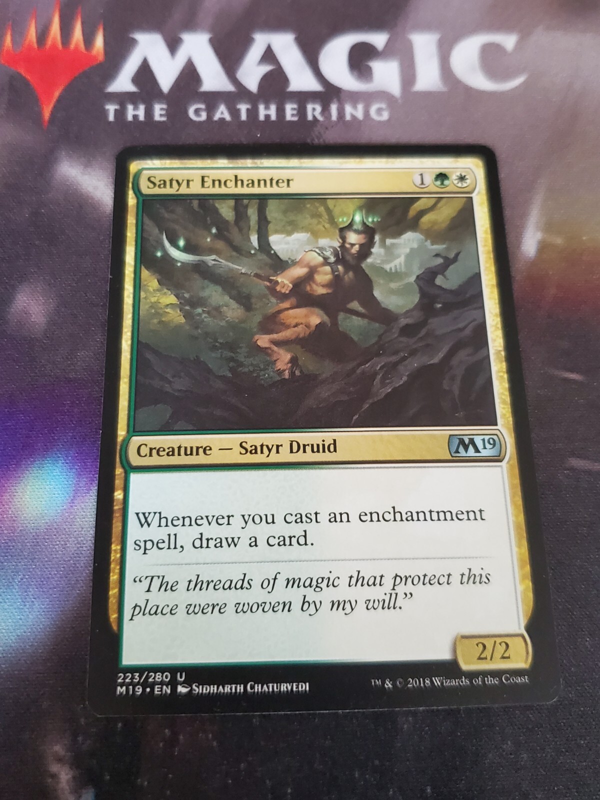 Mtg. Satyr Enchanter. Core Set 2019. Nm | eBay