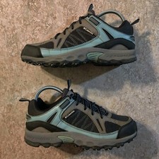 Columbia Outdoors Hiking Shoes Aqua Blue Gray Women's Size 8
