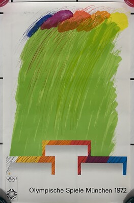 Plakat Poster Olympische Spiele München 1972 Olympiade Richard Smith Komposition