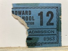1960's 1970's Woodward High School Basketball Football Ticket Stub Toledo Ohio 
