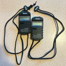 Lot Of 2 Robic Acutrak Sports Chronometer SC-500 Old School Vintage Track Gym