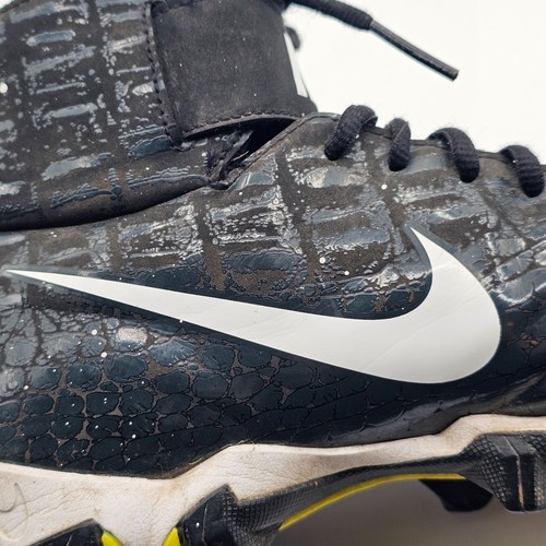 Nike Force Fastflex Cleats Youth Size 6Y Football Athletic Shoes Black White - Picture 12 of 15