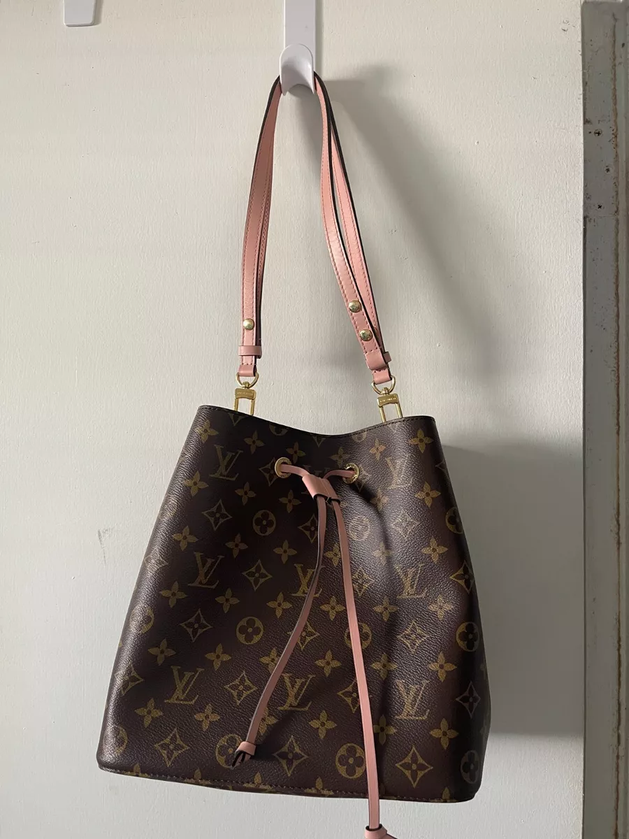 Louis Vuitton NeoNoe Handbag MM Pink Canvas eBay